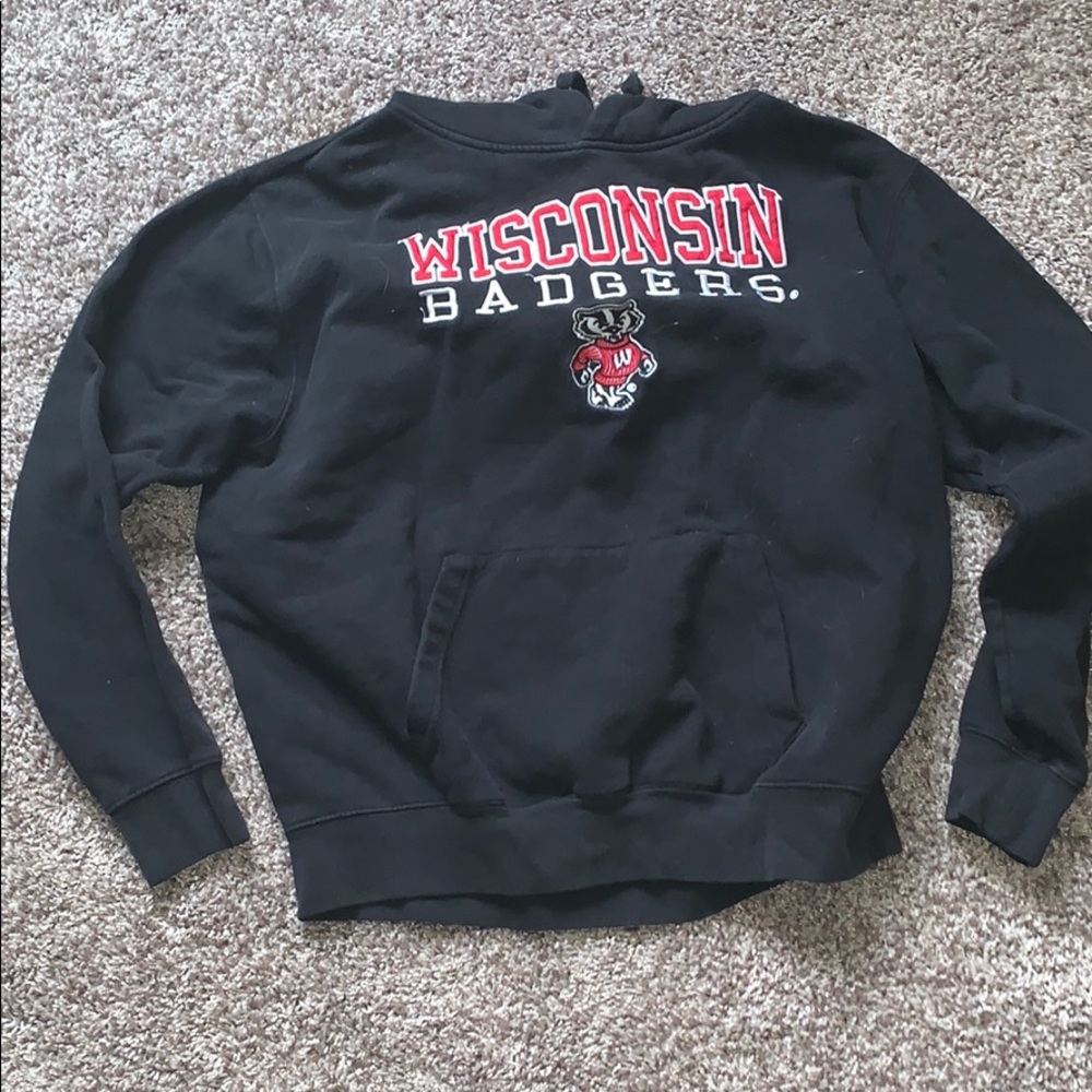 Black badger hoodie